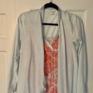 clipdown nursing nightgown and robe